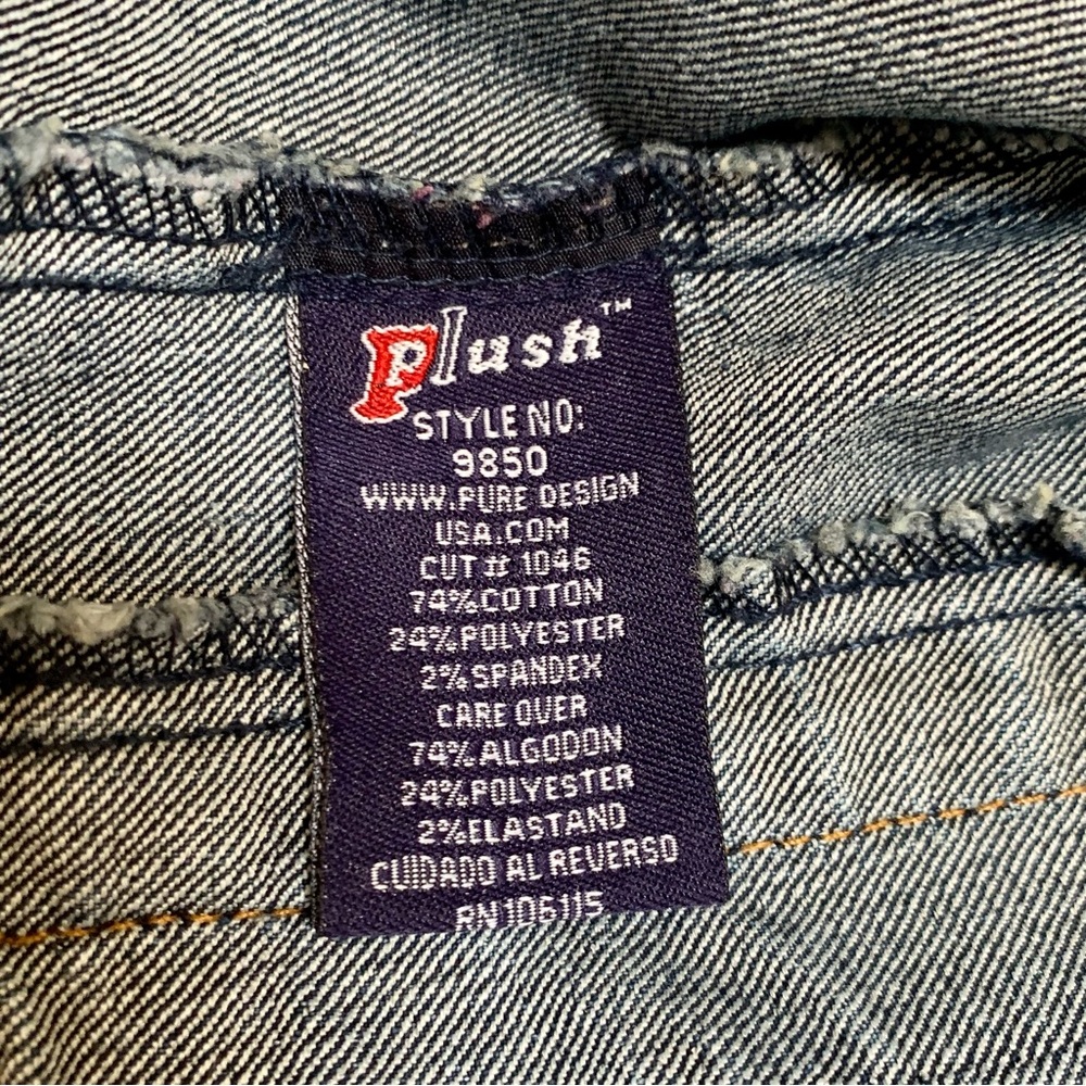 Platinum Plush Women's Embroidered Denim Jacket | Size XL | Denim | Style #9850 - Picture 5 of 11